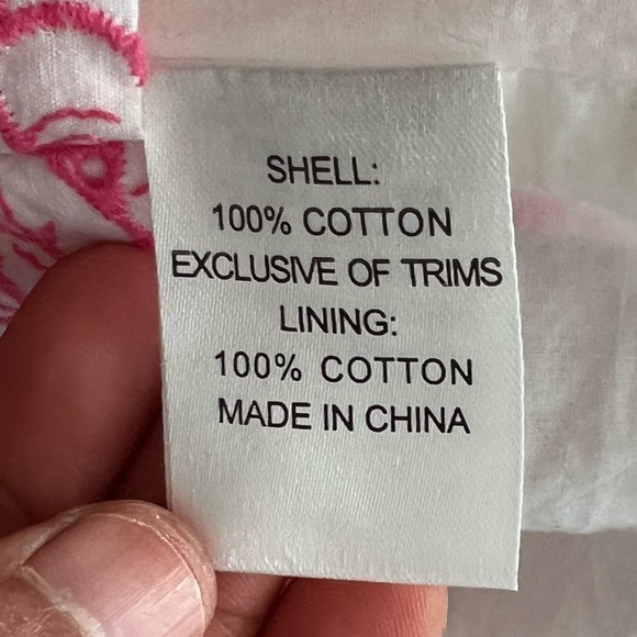 Lilly Pulitzer NWT Allegra Dress Holy Roses hotty pink roses eyelet dress size 4 - Picture 9 of 10